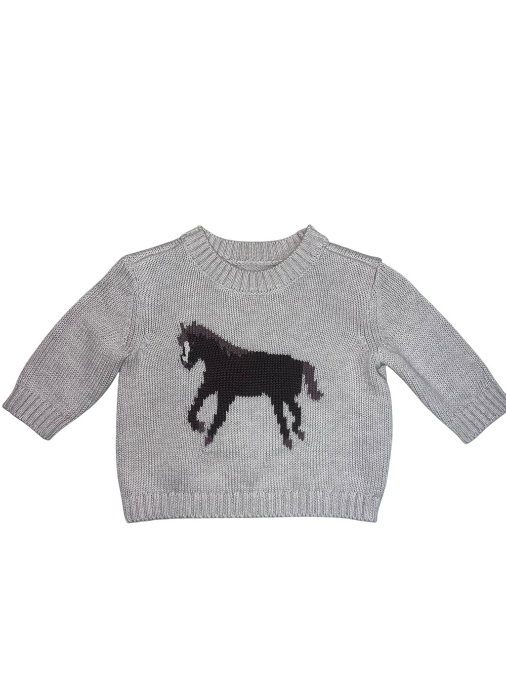 Carters organic little planet Horse Knit Sweater
